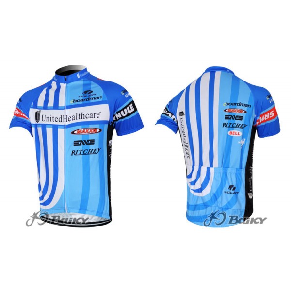 2012 UnitedHealthcare Radtrikot KurzarmBlau ZTZU175