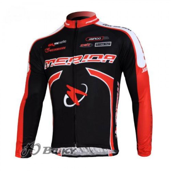 Subaru Peak Bar Team Fahrradtrikot Langarm Schwarz Rot TENX377